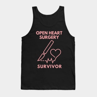 Open Heart Surgery Survivor Tank Top